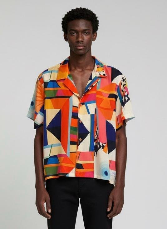 Color Block Summer Shirt - Image 3