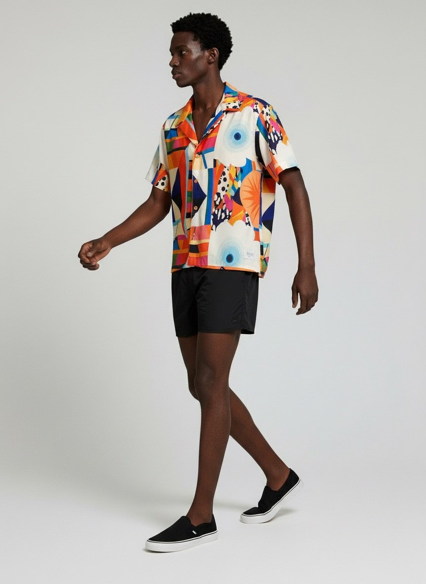 Color Block Summer Shirt - Image 2