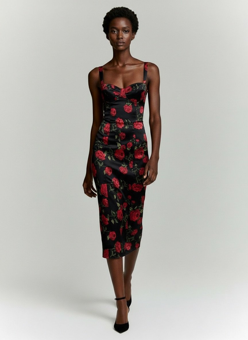 Midnight Rose Dress - Image 4
