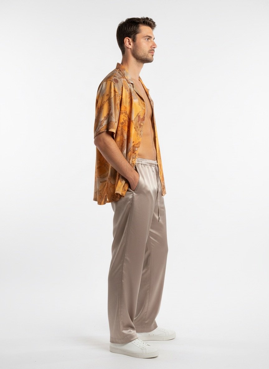 Amber Grey Silk Set - Image 3