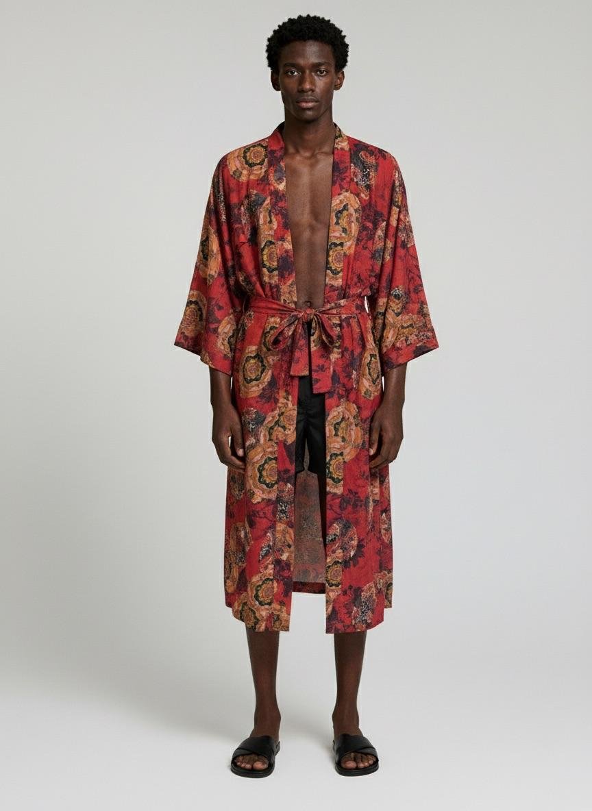 Imperial Satin Kimono