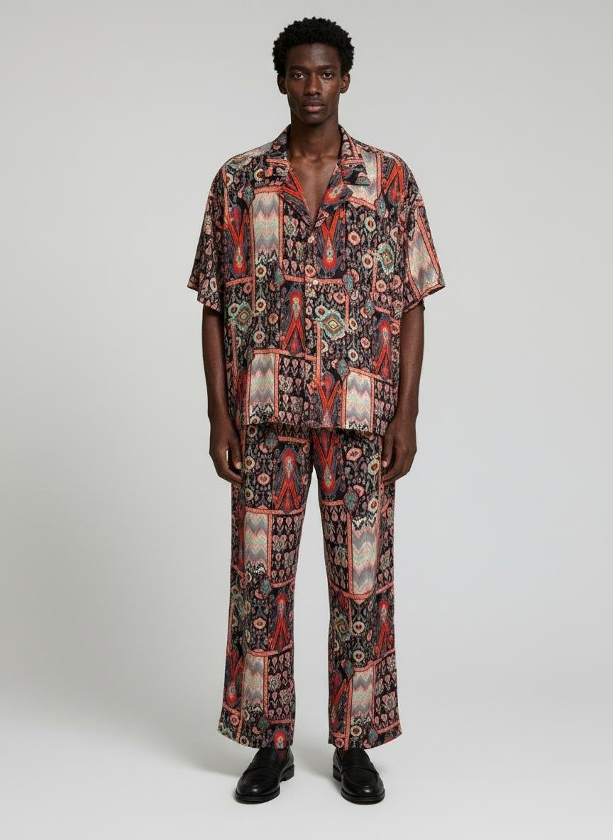 Nomad Pattern Shirt And Pants Set - Image 3