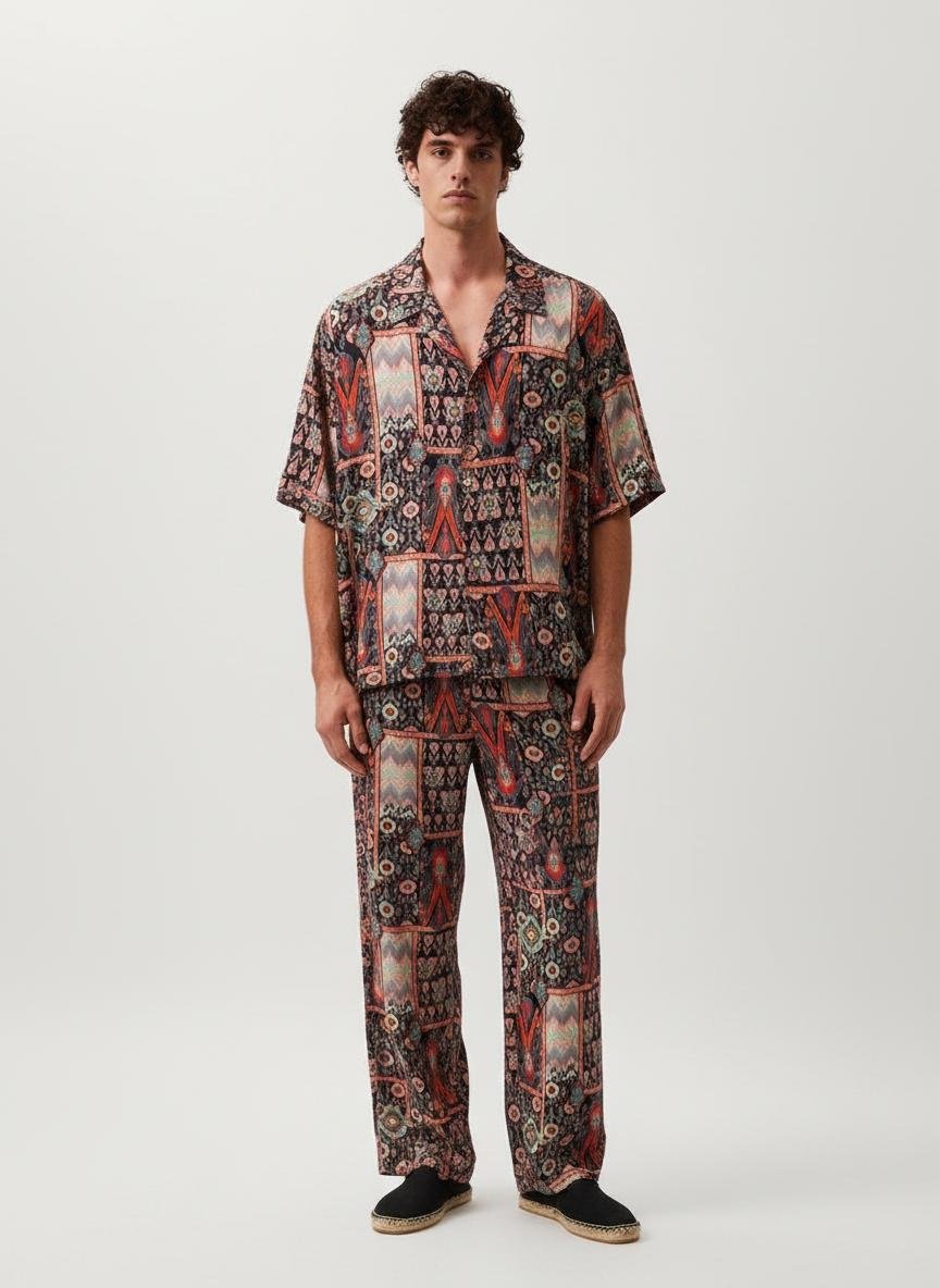 Nomad Pattern Shirt And Pants Set - Image 4