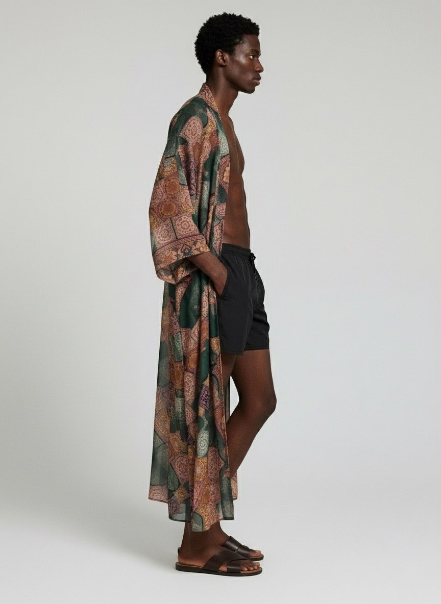 Emerald Heritage Kimono - Image 3