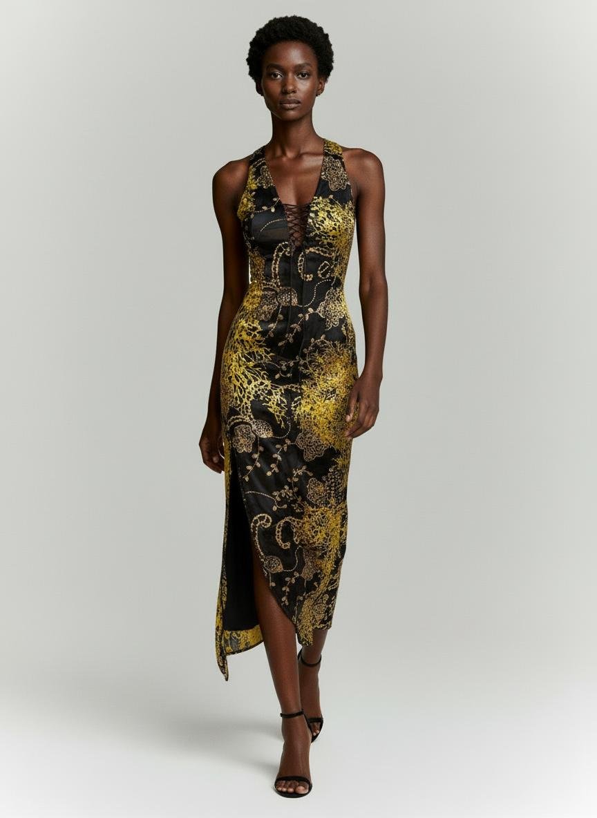 Golden Eclipse Dress
